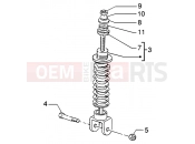 PIAGGIO NRG MC3 DD Rear damper
