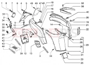 PIAGGIO oldalburkolat