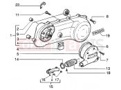 PIAGGIO NRG MC3 DD Transmission cover