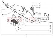 PIAGGIO NRG Power DD Catalytic silencer