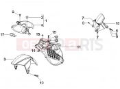 PIAGGIO NRG Power DD Wheel huosing - Mudguard