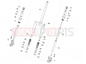 PIAGGIO NRG Power DD Fork's components (Wuxi Top)