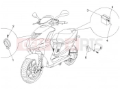 PIAGGIO NRG Power DD Remote control switches - Battery - Horn