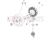 Flywheel magneto - Piaggio NRG Power DD Serie Speciale 2010
