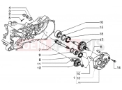 PIAGGIO NRG Power DT Rear wheel shaft