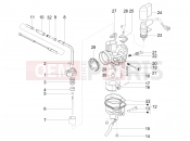 PIAGGIO NRG Power DT Carburetor's components