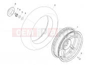 PIAGGIO NRG Power DT Rear wheel