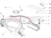 Handlebars coverages - Piaggio NRG Power DT Serie Speciale 2012