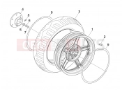 Rear wheel - Piaggio NRG Power DT Serie Speciale 2012