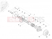 PIAGGIO NRG Power DD Driven pulley