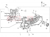 Crankcase - Piaggio NRG Power Purejet 2012