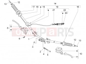 Handlebars - Master cil. - Piaggio NRG Power Purejet 2012