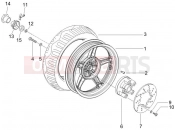 Rear wheel - Piaggio NRG Power Purejet 2012