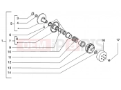 Driven pulley - Piaggio NRG MC3 Purejet