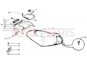 Saddle - Piaggio NRG MC3 Purejet