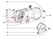 Transmission cover - Piaggio NRG MC3 Purejet