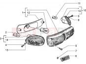 PIAGGIO Rear tail lamp