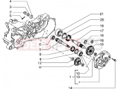 PIAGGIO Rear wheel shaft