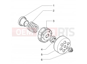 Fixed half-pulley - Piaggio Sfera 125cc