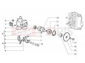 Rocker arm support - Piaggio Sfera 125cc