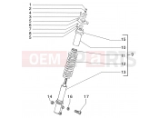 Shock absorber - Piaggio Sfera 125cc