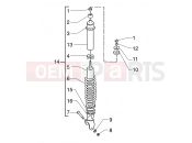 Shock absorber - Piaggio Sfera 125cc