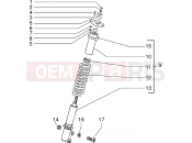 PIAGGIO Sfera RST 125 Front shock absorber