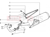 PIAGGIO Sfera RST 125 Silencer