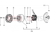 PIAGGIO Sfera RST 50 Flywheel magneto