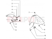 PIAGGIO Sfera RST 50 Front and rear mudguard