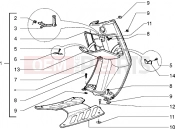 PIAGGIO Sfera RST 50 Front glove compartment