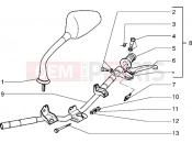 PIAGGIO Sfera RST 50 Handlebars component parts