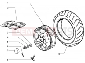PIAGGIO Sfera RST 50 Rear wheel