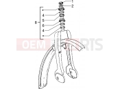 PIAGGIO Si Mix Fork-Steering bearings