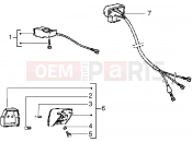 PIAGGIO Si Mix Tail lamp