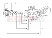 Cylinder - Piston - Piaggio Skipper 125/150cc
