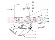 Front shield - Piaggio Skipper 125/150cc
