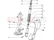 PIAGGIO Skipper 150 Handlebars component parts