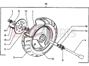 PIAGGIO Skipper 150 4T Front wheel