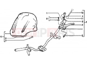 PIAGGIO Skipper 150 4T Handlebars component parts-fairing