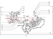 Crankcase - Piaggio Skipper 150 MY98