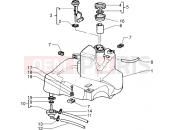 Fuel tank - Piaggio Skipper 150 MY98