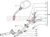 PIAGGIO Typhoon 125 2T Handlebars component parts