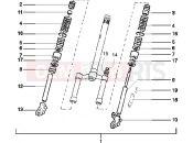 PIAGGIO Typhoon 125 2T Steering column