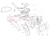 PIAGGIO Typhoon 125 4T 2V (USA) Rear cover - Splash guard