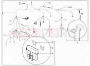 PIAGGIO Typhoon 125 4T 2V (USA) Main cable harness