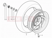 PIAGGIO Typhoon 125 4T 2V (USA) Rear wheel