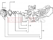 Cylinder-piston-wrist pin, assy - Piaggio Typhoon 125 XR 2T
