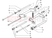 Swinging arm - Piaggio Typhoon 125 XR 2T