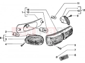 PIAGGIO Rear tail lamp